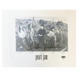 Pearl Jam Eddie Vedder facsimile signed  photo