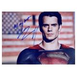 Superman Henry Cavill facsimile signed  movie...