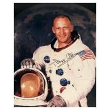 Buzz Aldrin facsimile signed photo. 8x10 inches