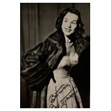 Bess Myersen facsimile signed photo. 3x5 inches