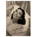 Lena Horne facsimile signed photo. 3x5 inches
