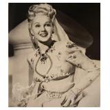 Adele Jergens facsimile signed photo. 3x5 inches