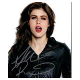 Alexandra Daddario facsimile signed photo