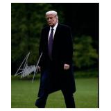 US President Donald Trump facsimile signed photo