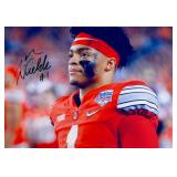 Ohio State QuarterbackJustin Fields facsimile...