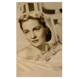 Joan Fontaine facsimile signed photo. 3x5 inches