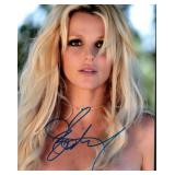Britney Spears facsimile signed photo