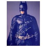 Batman Christian Bale facsimile signed  movie...