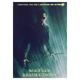 The Matrix Revolutions Keanu Reeves facsimile...