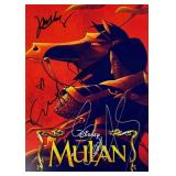 Mulan cast facsimile signed  movie photo