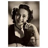 Jane Powell facsimile signed photo. 3x5 inches