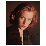Gillian Anderson facsimile signed photo. 5x7...
