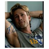 Chad Powers Glen Powell facsimile signed photo