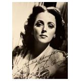 Lina Romay facsimile signed photo. 3x5 inches