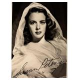 Susan Peters facsimile signed photo. 3x5 inches