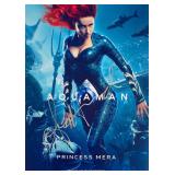 Aquaman Amber Heard  facsimile signed  movie photo