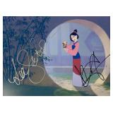 Mulan cast facsimile signed  movie photo