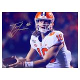 Clemson Tigers Trevor Lawrence facsimile signed...