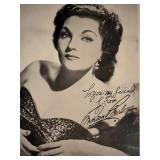 Marion Marlowe facsimile signed photo. 5x7 inches