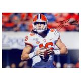 Clemson Tigers Trevor Lawrence facsimile signed...