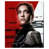 Black Widow Florence Pugh facsimile signed photo