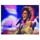 Whitney Houston facsimile signed  photo