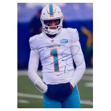 Miami Dolphins Tua Tagovailoa facsimile signed ...