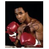 Sugar Ray Leonard facsimile signed photo