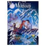 The Little Mermaid cast facsimile signed  movie...