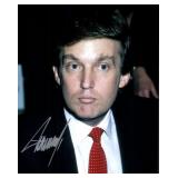 US President Donald Trump facsimile signed photo