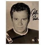 William Shatner facsimile signed photo. 3x5 inches