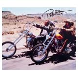 Peter Fonda & Dennis Hopper signed movie photo
