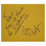 The Wizard Of Oz Ray Bolger signature slip