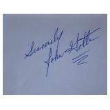 Mob Boss John Gotti signature slip