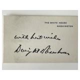 34th US President Dwight Eisenhower printed...