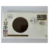 Israeli commemorative coin in numbered sleeve