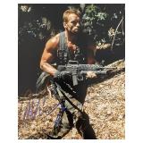 Predator Arnold Schwarzenegger signed photo