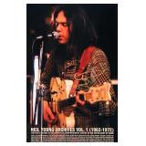 Neil Young signed promo poster