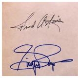 Fred Astaire and Ginger Rogers signature slip