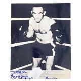 Welterweight Champion Boxer Carmen Basilio...