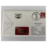 L-1011 Tristar gold stamped FDC commemorating...