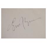 Errol Flynn signature slip
