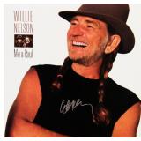 Willie Nelson signed Me & Paul album