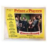 Prince of Players  original 1955 vintage lobby...