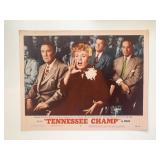 Tennessee Champ original 1954 vintage lobby card