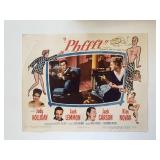 Phffft original 1954 vintage lobby card