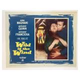 Wild is the Wind original 1958 vintage lobby card