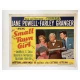 Small Town Girl original 1953 vintage lobby card