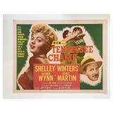 Tennessee Champ original 1954 vintage lobby card