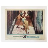 Exodus original 1961 vintage lobby card